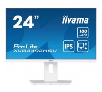 LCD Iiyama 23.8 XUB2492HSU-W6 белый IPS 1920x1080 100Hz 0.4ms HDMI DisplayPort USB M/M Pivot