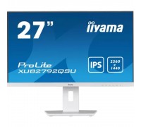 LCD IIYAMA 27 XUB2792QSU-W5 белый IPS 2560x1440 75Hz DVI HDMI DisplayPort USB M/M HAS Pivot