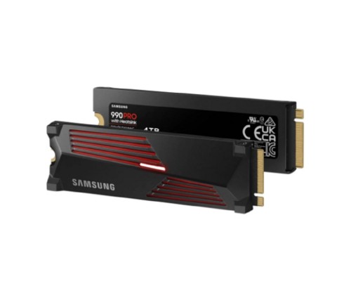 Твердотельный SSD Samsung 4TB 990 PRO with Heatsink PCI-E 4.0, V-NAND 3-bit MLC