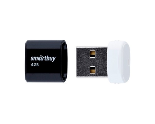 Smartbuy USB Drive 4GB LARA Black (SB4GBLara-K)
