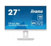 LCD IIYAMA 27 XUB2792QSU-W6 белый IPS 2560x1440 100Hz 250cd DVI HDMI DisplayPort USB M/M HAS Pivot