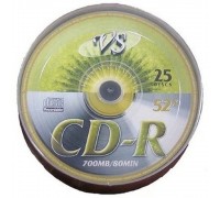и VS CD-R 80 52x Shrink/25 (620274)