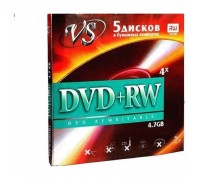 VS DVD+RW 4,7 GB 4x конверт/5 (620588)