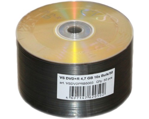 и VS DVD+R 4,7 GB 16x Bulk/50 (620502)