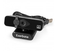 ExeGate Stream С958 2K (матрица 1/3.2 5Мп, 2592x1944, 30fps, 4-линзовый объектив, автофокус, USB, микрофон с шумоподавлением, универсальное крепление, кабель 1,5 м, WindowsR 7/8/10/11, Mac OS 10.6 и