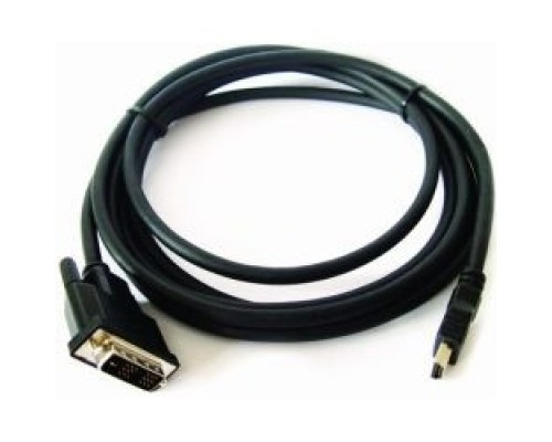 Кабель HDMI-DVI Gembird, 4.5м, 19M/19M, single link, черный, позол.разъемы, экран CC-HDMI-DVI-15