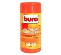 Чистящие салфетки BURO BU-Tmix 65 шт влажных+ 65 шт. сухих 817437