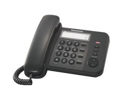 Panasonic KX-TS2352RUB (черный) индикатор вызова,порт для доп. телеф. оборуд.,4 уровня громкости звонка