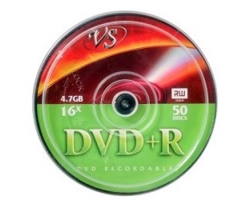 и VS DVD+R 4.7Gb, 16x, Cake Box 50шт.(640472)