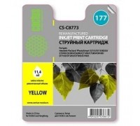 CACTUS C8773 Картридж струйный Cactus CS-C8773 желтый для №177 HP PhotoSmart 3213/3313/8253/C5183/C6183/D7463 (11,4ml)