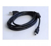 Gembird PRO CCF-USB2-AM5P-6 USB 2.0 кабель для соед. 1.8м А-miniB (5 pin) позол.конт., фер.кол.