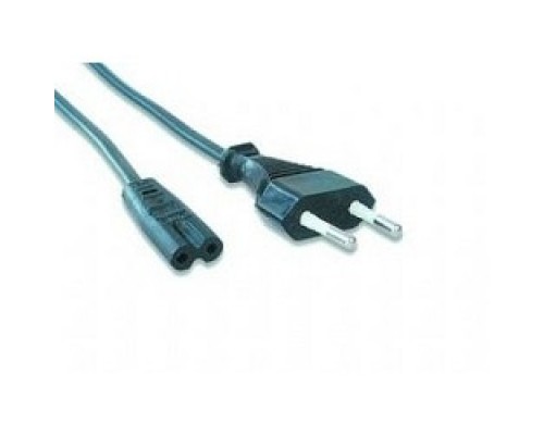 Cablexpert Кабель питания для ноутбуков, аудио/видео техники 1,8м, VDE, 2-pin, черный, пакет (PC-184-VDE-1.8М)