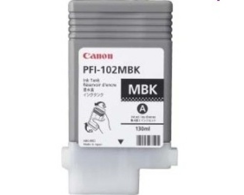 Canon PFI-102MBk 0894B001 Картридж для Canon iPF500/600/700, Матовый Черный, 130 мл.