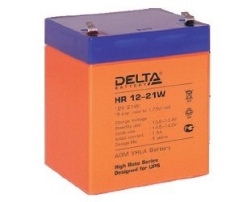 Delta HR 12-21W (5 Ач, 12В) свинцово- кислотный аккумулятор