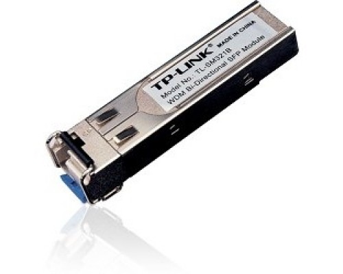 TP-Link TL-SM321B WDM SFP-трансивер, 1000Base-BX (Simplex LC), Tx: 1310нм, Rx: 1550нм, одномод, до 20км