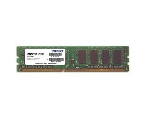 Patriot DDR3 DIMM 8GB (PC3-10600) 1333MHz PSD38G13332