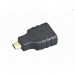 Gembird Переходник HDMI-microHDMI 19F/19M, золотые разъемы, пакет A-HDMI-FD