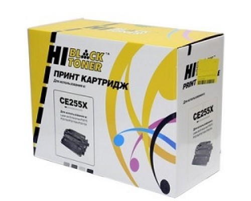 Hi-Black CE255X Картридж для принтеров LaserJet P3015, черный, 12500 стр.