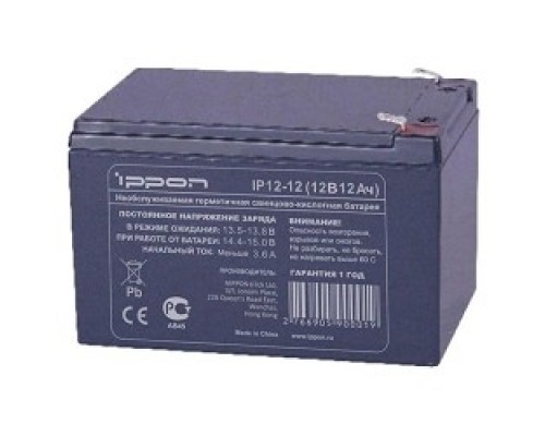 Ippon Батарея IP12-12 12V/12AH 669059