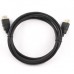 Кабель HDMI Gembird/Cablexpert, 0.5м, v1.4, 19M/19M, черный, позол.разъемы, экран (CC-HDMI4-0.5M)