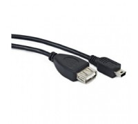 Gembird/Cablexpert A-OTG-AFBM-002 AF/Mini-BM, Кабель USB 2.0 OTG , 0.15м, пакет