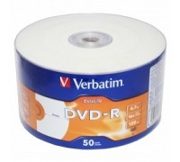 Verbatim и DVD-R 4,7 Gb 16x DataLife Inkjet Printable, Shrink, 50 шт (43793)