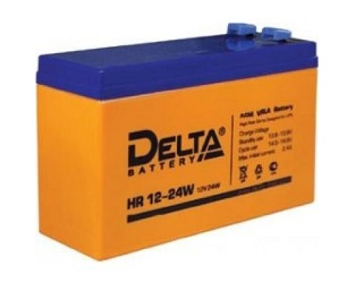 Delta HR 12-24 W (6 Ач, 12В) свинцово- кислотный аккумулятор