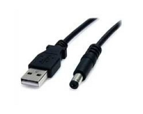 Gembird/Cablexpert CC-USB-AMP35-6, Кабель USB 2.0 Pro , AM/DC 3,5мм (для хабов), 1.8м, экран, черный, пакет