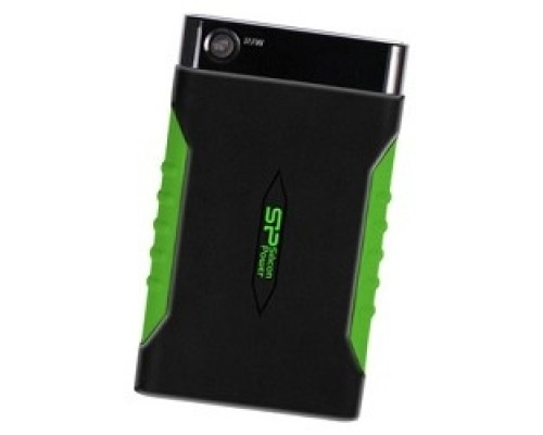 Silicon Power Portable HDD 1Tb Armor A15 SP010TBPHDA15S3K USB3.0, 2.5, Shockproof, black-green