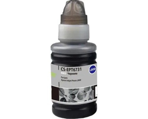 CACTUS Чернила CS-EPT6731 для Epson L800 ,черный, 100 мл