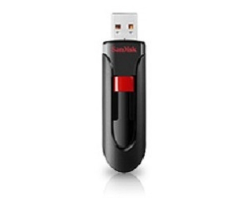 SanDisk USB Drive 64Gb Cruzer Glide SDCZ60-064G-B35 USB2.0, Black/Red