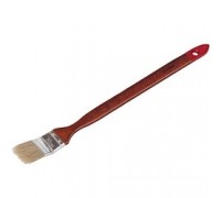 Кисть радиаторная угловая ЗУБР УНИВЕРСАЛ-МАСТЕР, светлая натуральная щетина, деревянная ручка, 25мм