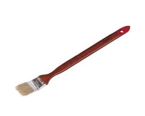 Кисть радиаторная угловая ЗУБР УНИВЕРСАЛ-МАСТЕР, светлая натуральная щетина, деревянная ручка, 50мм