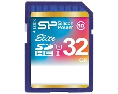 SecureDigital 32Gb Silicon Power SP032GBSDHAU1V10 SDHC Class 10, UHS-I