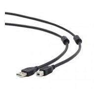 Gembird/Cablexpert CCF2-USB2-AMBM-10 USB 2.0 Pro Кабель , AM/BM, 3м, экран, 2феррит.кольца, черный, пакет