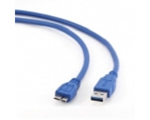 Gembird/Cablexpert CCP-mUSB3-AMBM-1 Кабель USB 3.0 Pro , AM/microBM 9P, 30см, экран, синий, пакет