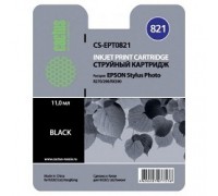 Cactus EPT0821 Картридж струйный CS-EPT0821 черный для Epson Stylus Photo R270/290/RX590 (11,4ml)