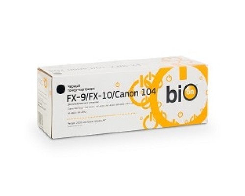 Bion BCR-FX-9/FX-10 Картридж для Canon i-SENSYS FAX-L95, 100, 120, 140, 160, MF-4018, 4120, 4140, 4150, 4270, 4320d (2000 стр.),Черный, с чипом