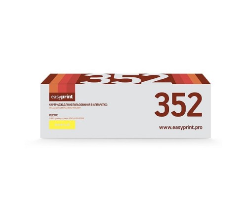 EasyPrint CF352A Картридж для HP LaserJet Pro M176n MFP/M177fw MFP (1000 стр) жёлтый, с чипом