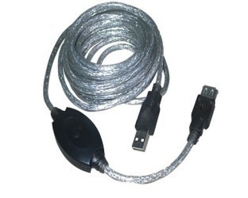 VCOM VUS7049-10M Кабель-адаптер USB2.0-repeater, удлинительный активный &lt;Am--&gt;Af&gt; 10м (6937510851355)