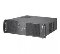 Procase EM338F-B-0 3U Rack server case,съемный фильтр, черный, без блока питания, глубина 380мм, MB 12x9.6