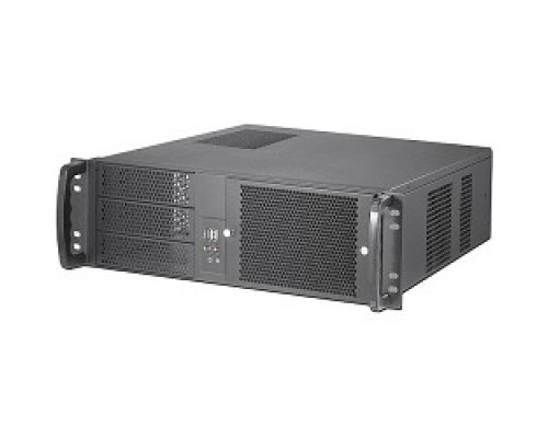 Procase EM338F-B-0 3U Rack server case,съемный фильтр, черный, без блока питания, глубина 380мм, MB 12x9.6