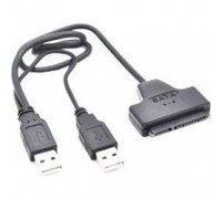 ORIENT Адаптер UHD-300, USB 2.0 to SATA SSD & HDD 2.5, двойной USB кабель (29726)