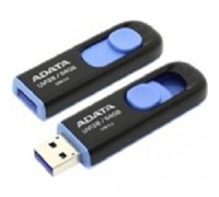 A-DATA Flash Drive 64Gb UV128 AUV128-64G-RBE USB3.0, BLACK/BLUE