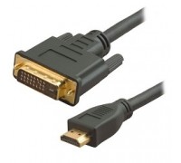 5bites APC-073-020 Кабель HDMI M / DVI M (24+1) double link, зол.разъемы, ферр.кольца, 2м.