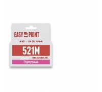 EasyPrint CLI-521M Картридж (IC-CLI521M) для Canon PIXMA iP4700/MP540/620/980/MX860, пурпурный, с чипом