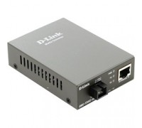 D-Link DMC-F20SC-BXD/B1A WDM медиаконвертер с 1 портом 10/100Base-TX и 1 портом 100Base-FX с разъемом SC (ТХ: 1550 нм; RX: 1310 нм ) для одномодового оптического кабеля (до 20 км)