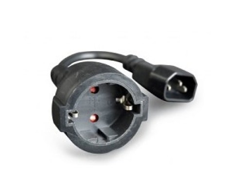 Gembird Удлинительный кабель питания ,C14 евророзетка, PC-SFC14M-01