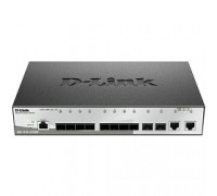 D-Link DGS-1210-12TS/ME/B1A Управляемый L2 коммутатор с 10 портами 1000Base-X SFP и 2 портами 10/100/1000Base-T