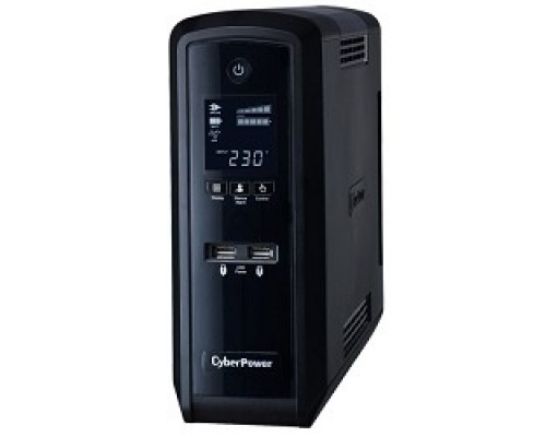 CyberPower CP1300EPFCLCD Line-Interactive, Tower, 1300VA/780W USB/RS-232/RJ11/45/USB charger A (3+3 EURO)